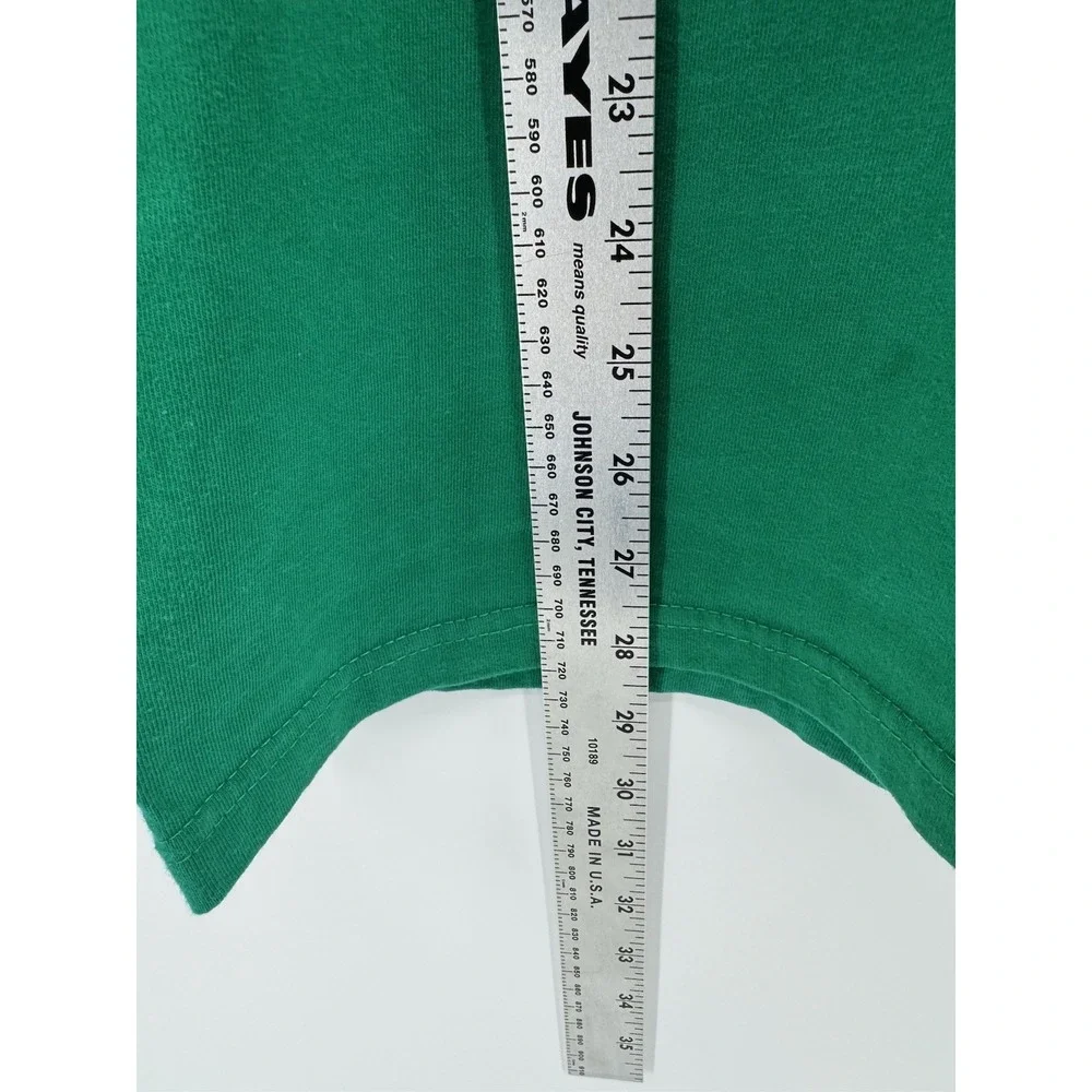Vintage 2000s Hybrid Tees Mickey's Get Stung Faded Green T-Shirt Size L Y2K‎